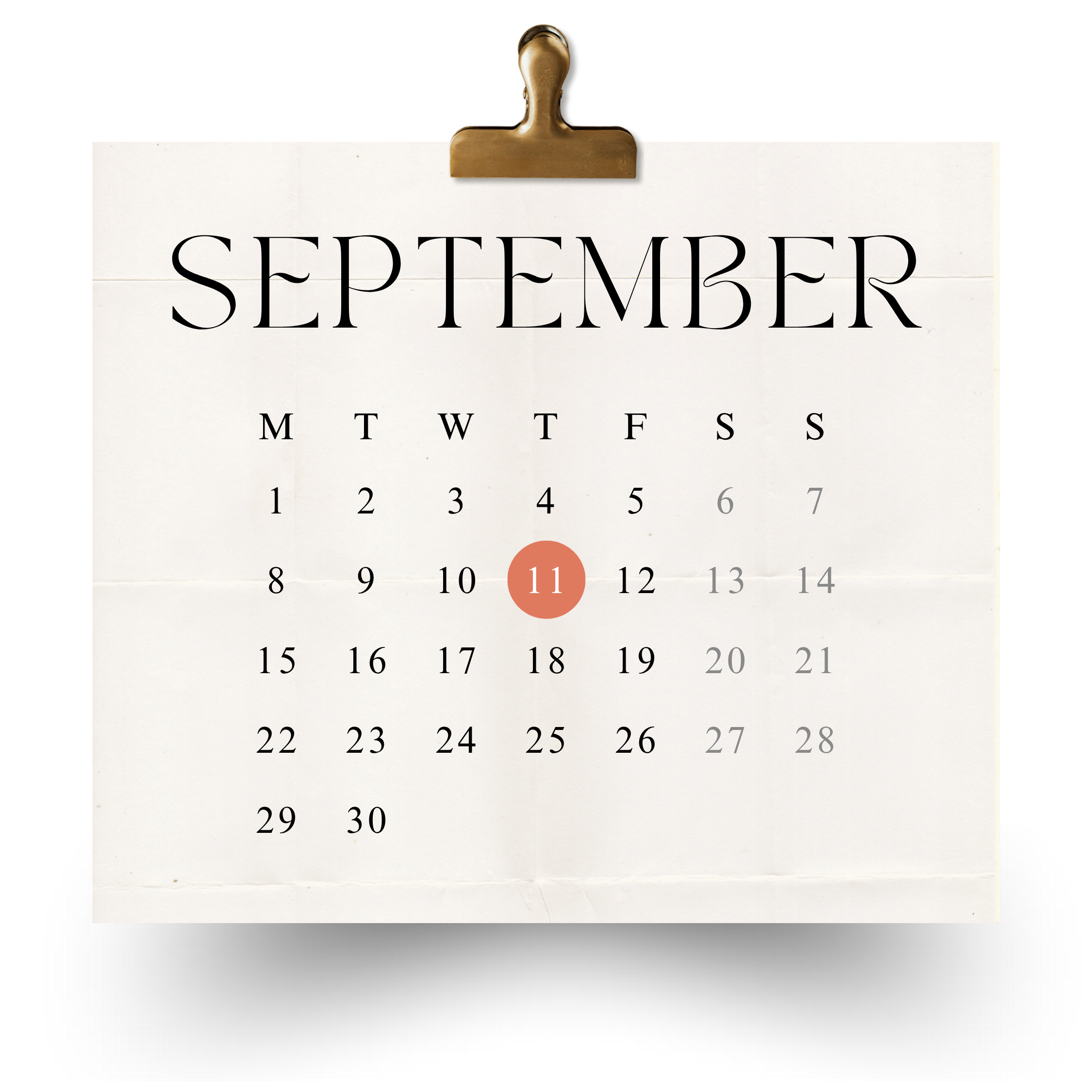 Calendar showing hackathon dates September 11-12, 2025.